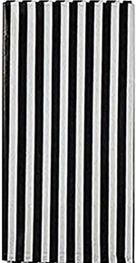 Black & white striped tablecloth